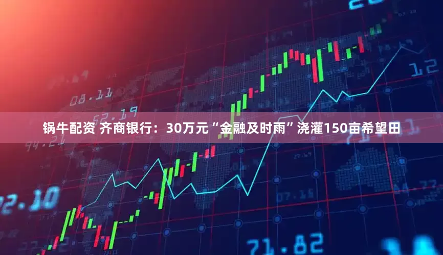 锅牛配资 齐商银行：30万元“金融及时雨”浇灌150亩希望田