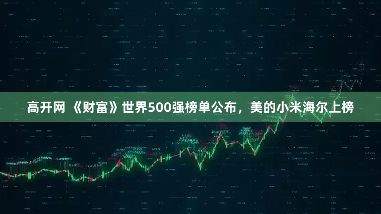 高开网 《财富》世界500强榜单公布，美的小米海尔上榜