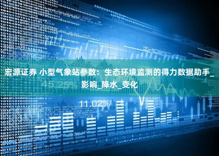 宏源证券 小型气象站参数：生态环境监测的得力数据助手_影响_降水_变化